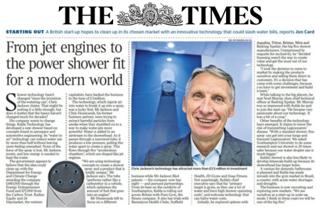 Kelda Technology Featured in The Times