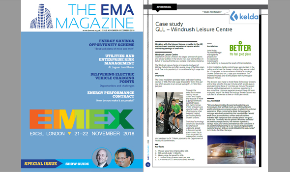 The EMA magazine Nov/Dec 2018 feat. Kelda Case Study