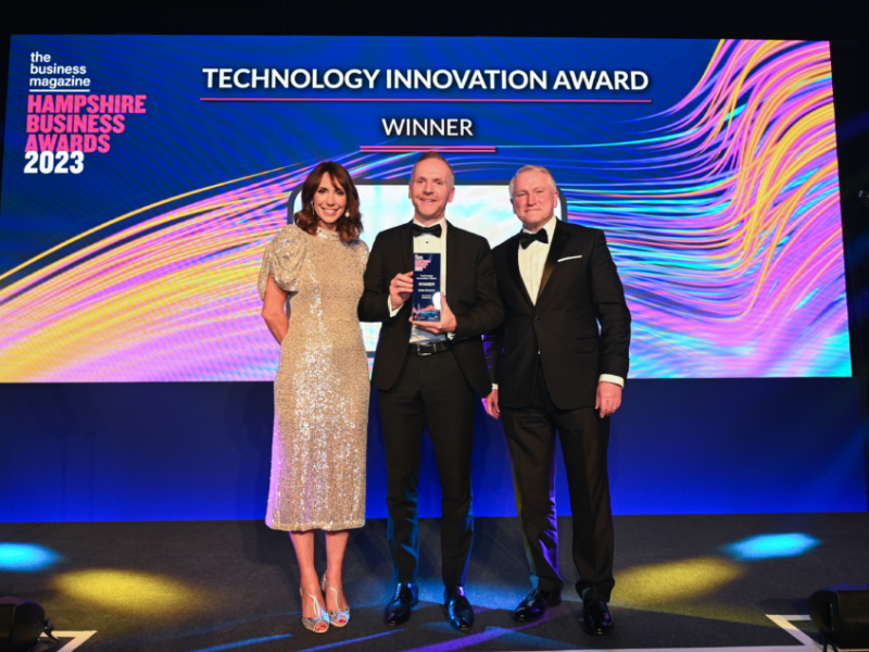 Kelda Showers win the 2023 Technology Innovation Award