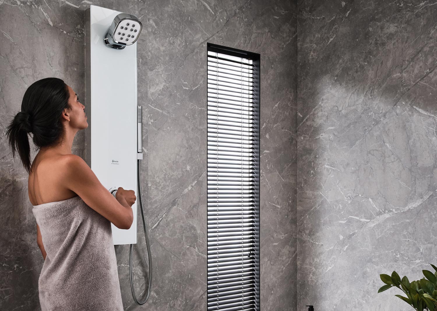 keldas sap and rdsap recognised air-powered sustainable shower residential