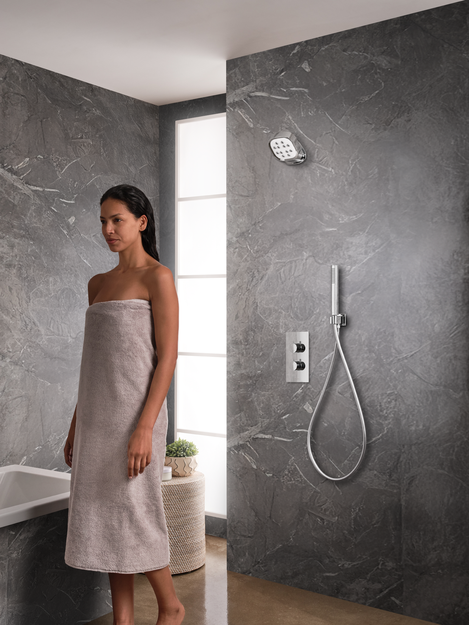 concealed ehandset wand