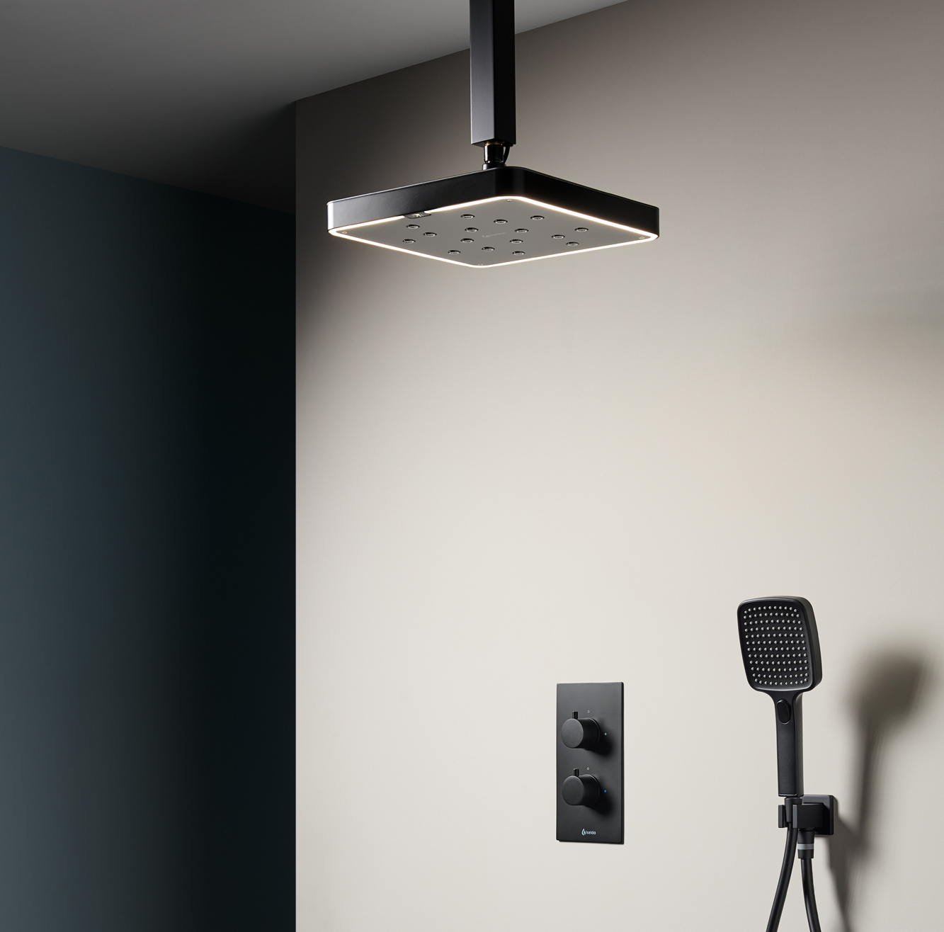 Concealed Mixer Shower Set - Ceiling Arm