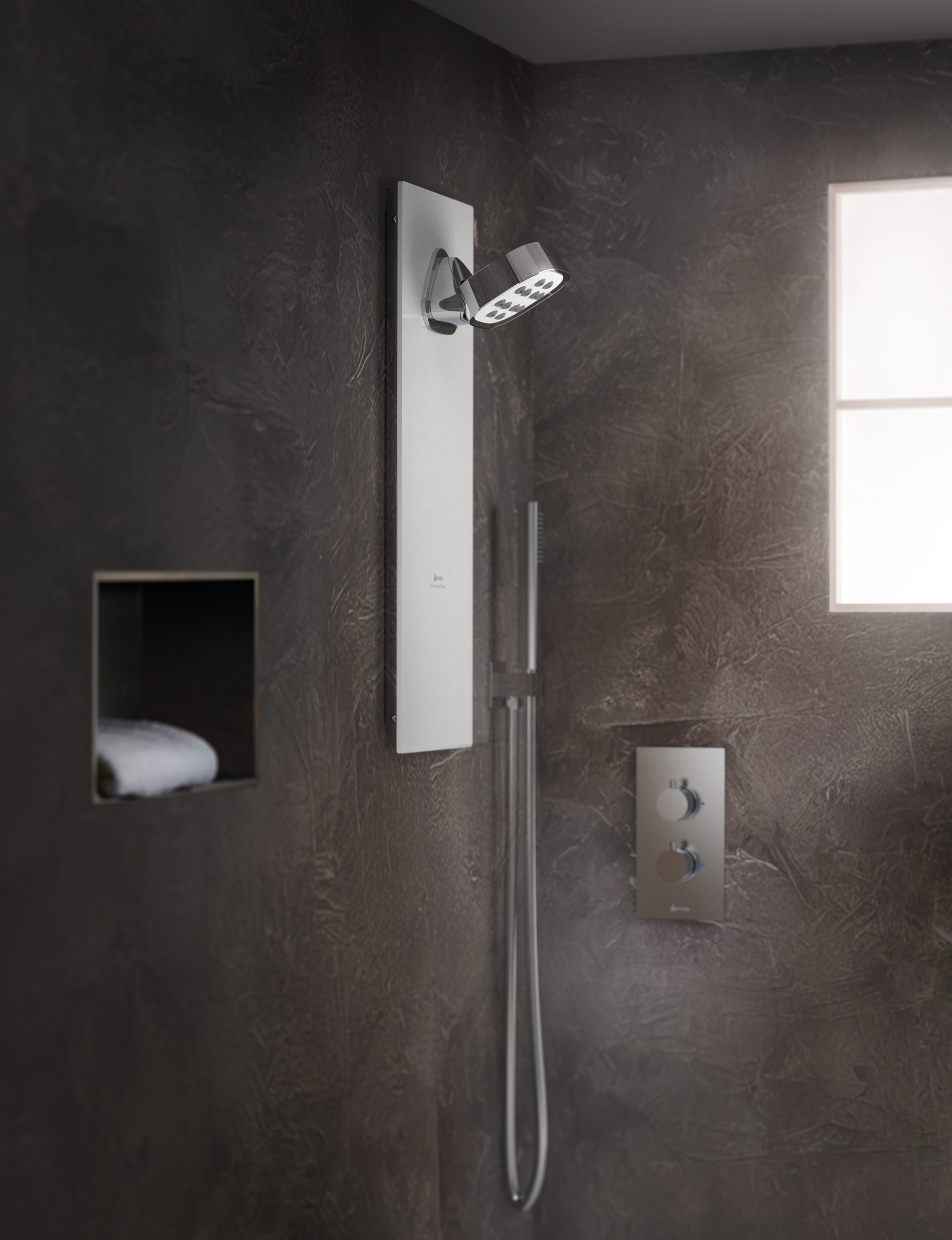 recessed mini deluxe e handset wand