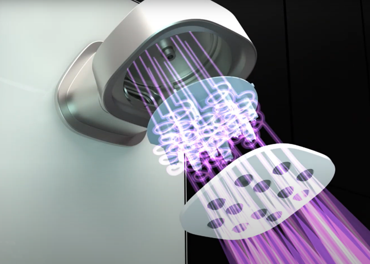 kelda air-power technology sap recognised sustainable shower