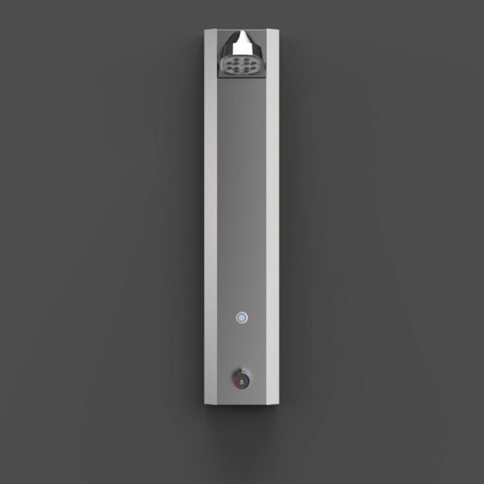 Kelda TMV-2 shower front profile (Note square shower head)